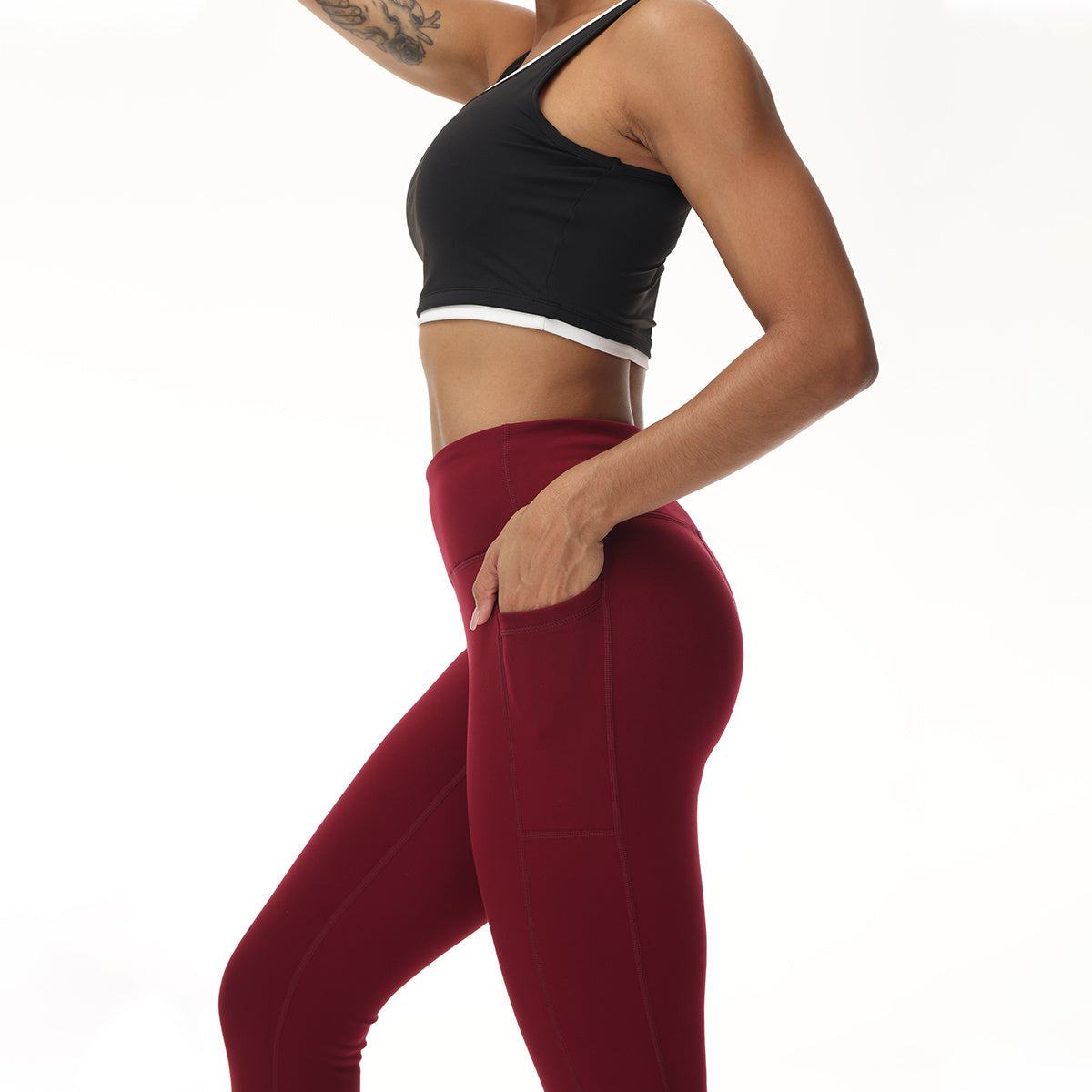 Adding Velvet In Winter Pocket Ankle Pants