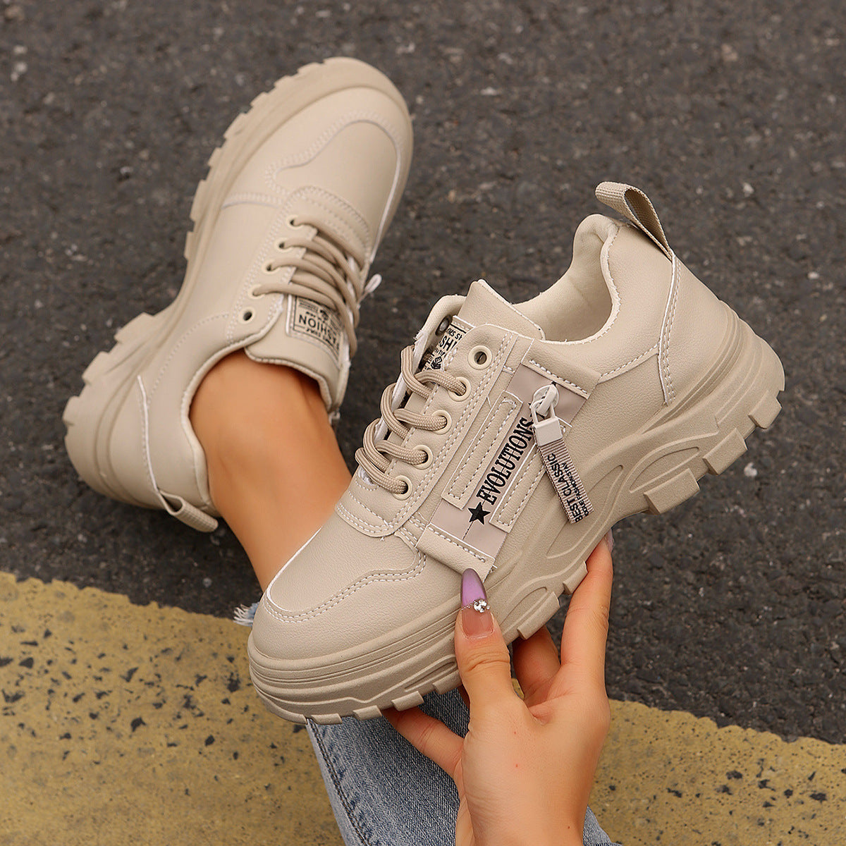 EVOLUTIONS Womens Sports Sneakers