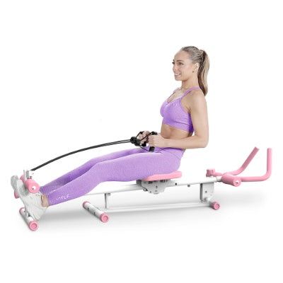 4-in-1 Ab Workout Exercise Rowing Machine