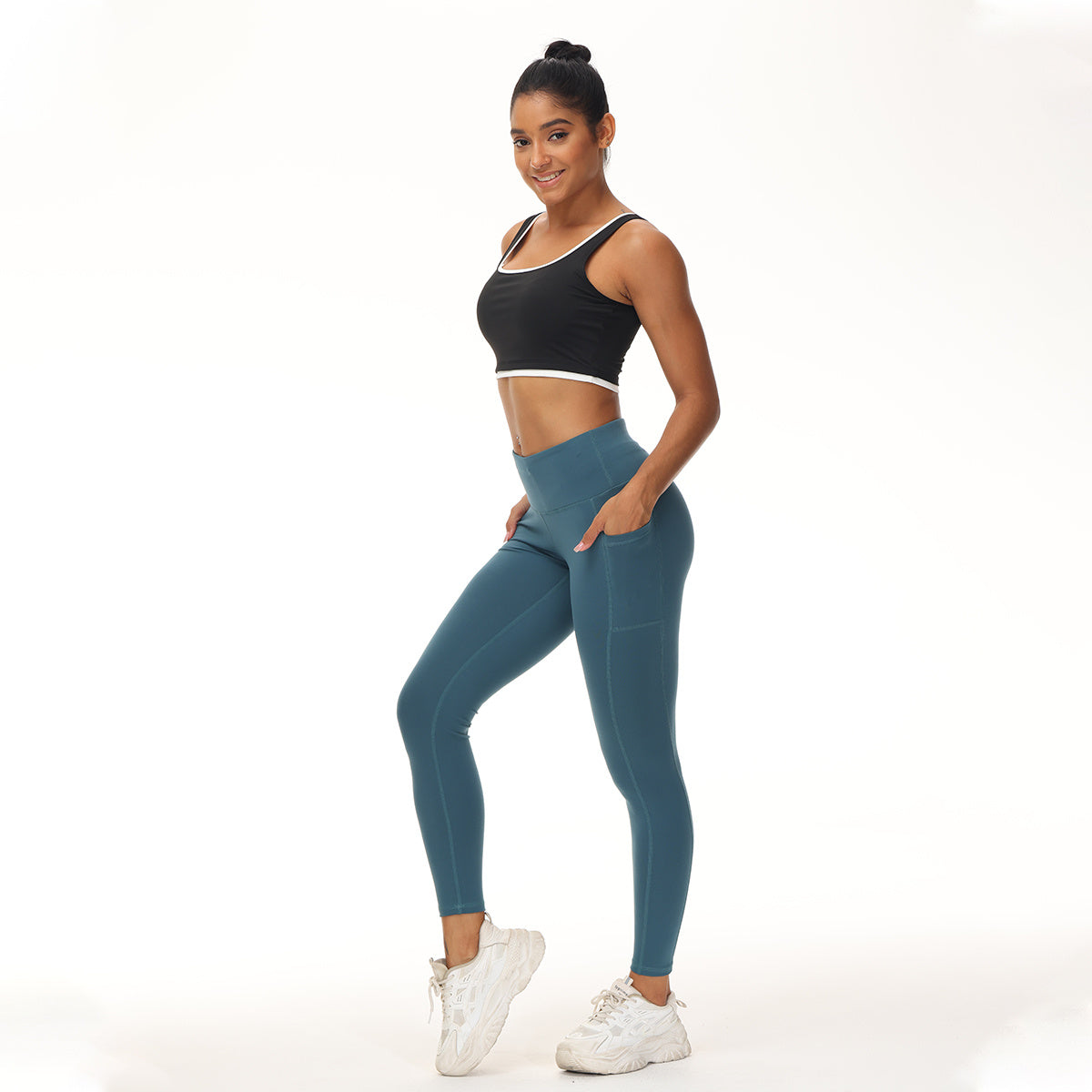 Adding Velvet In Winter Pocket Ankle Pants