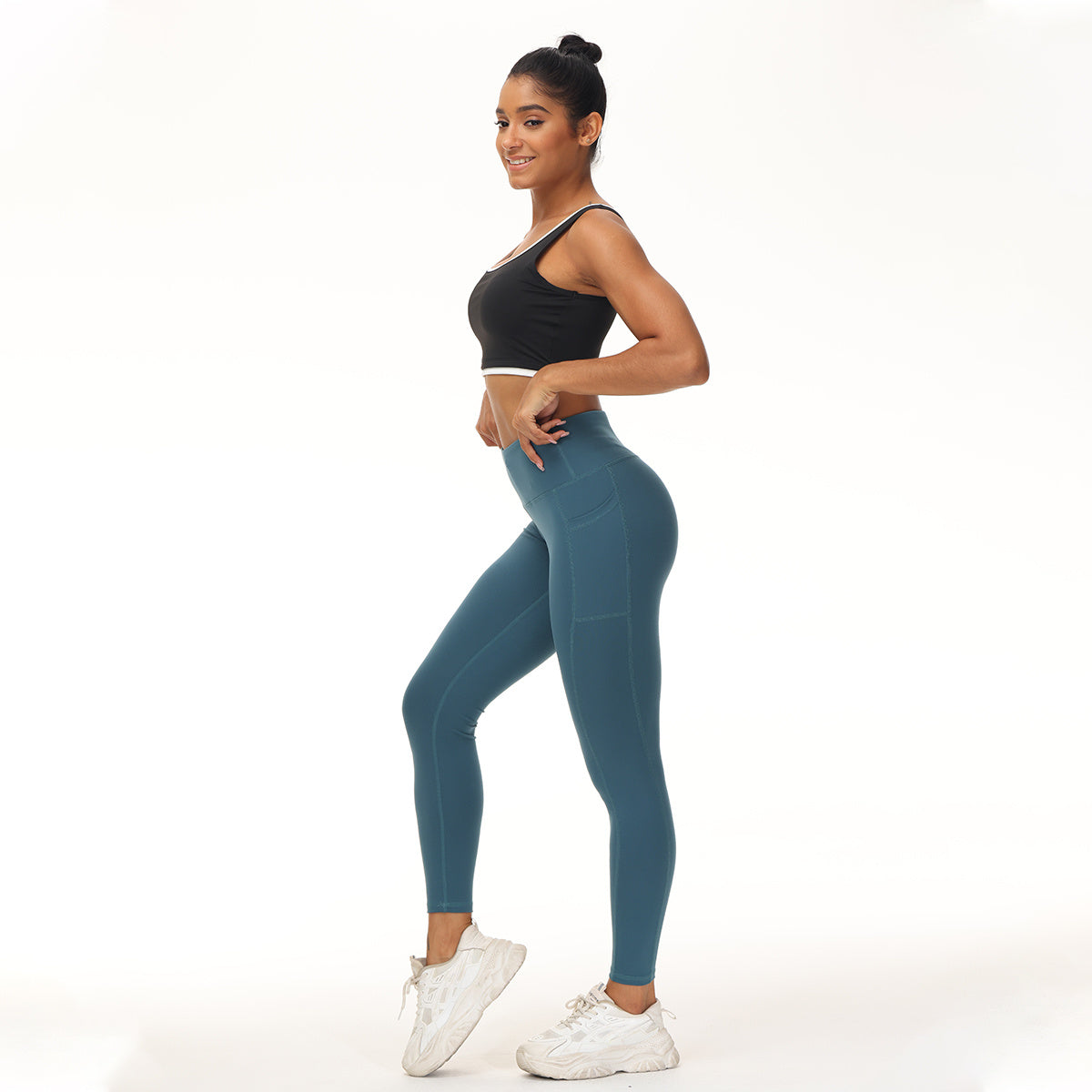 Adding Velvet In Winter Pocket Ankle Pants