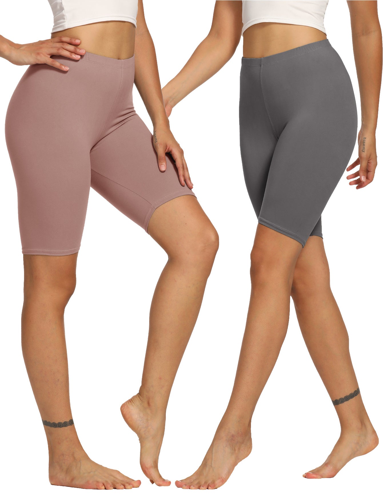 Tummy Control Biker Yoga Shorts