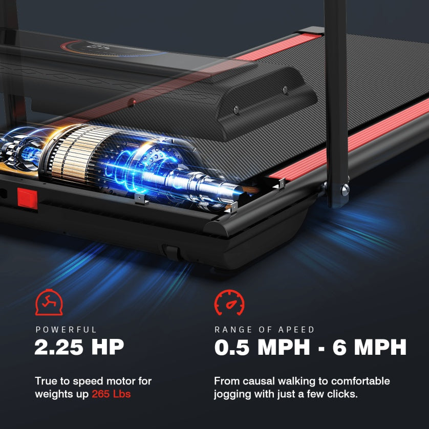 Compact Portable Treadmill w/ Remote