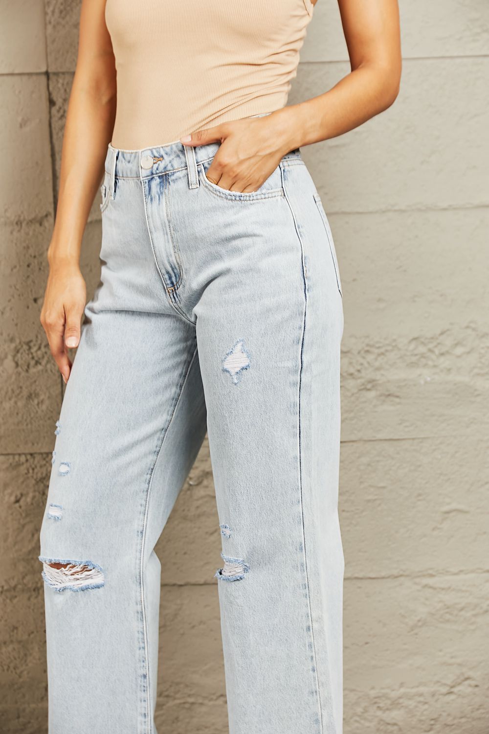 BAYEAS High Waist Flare Jeans