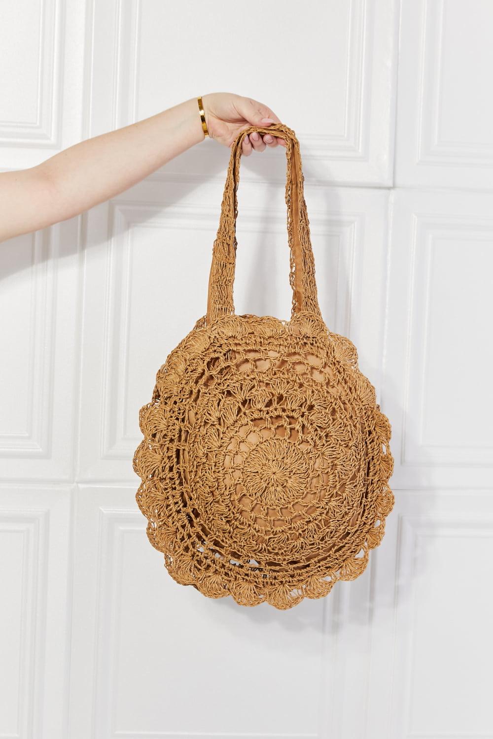 Justin Taylor Brunch Time Straw Rattan Handbag - Glamorous Boutique USA L.L.C.