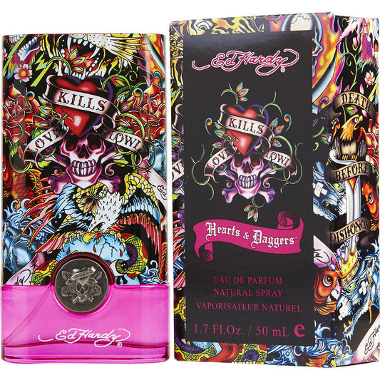 ED HARDY HEARTS & DAGGERS by Christian Audigier (WOMEN) - EAU DE PARFUM SPRAY 1.7 OZ