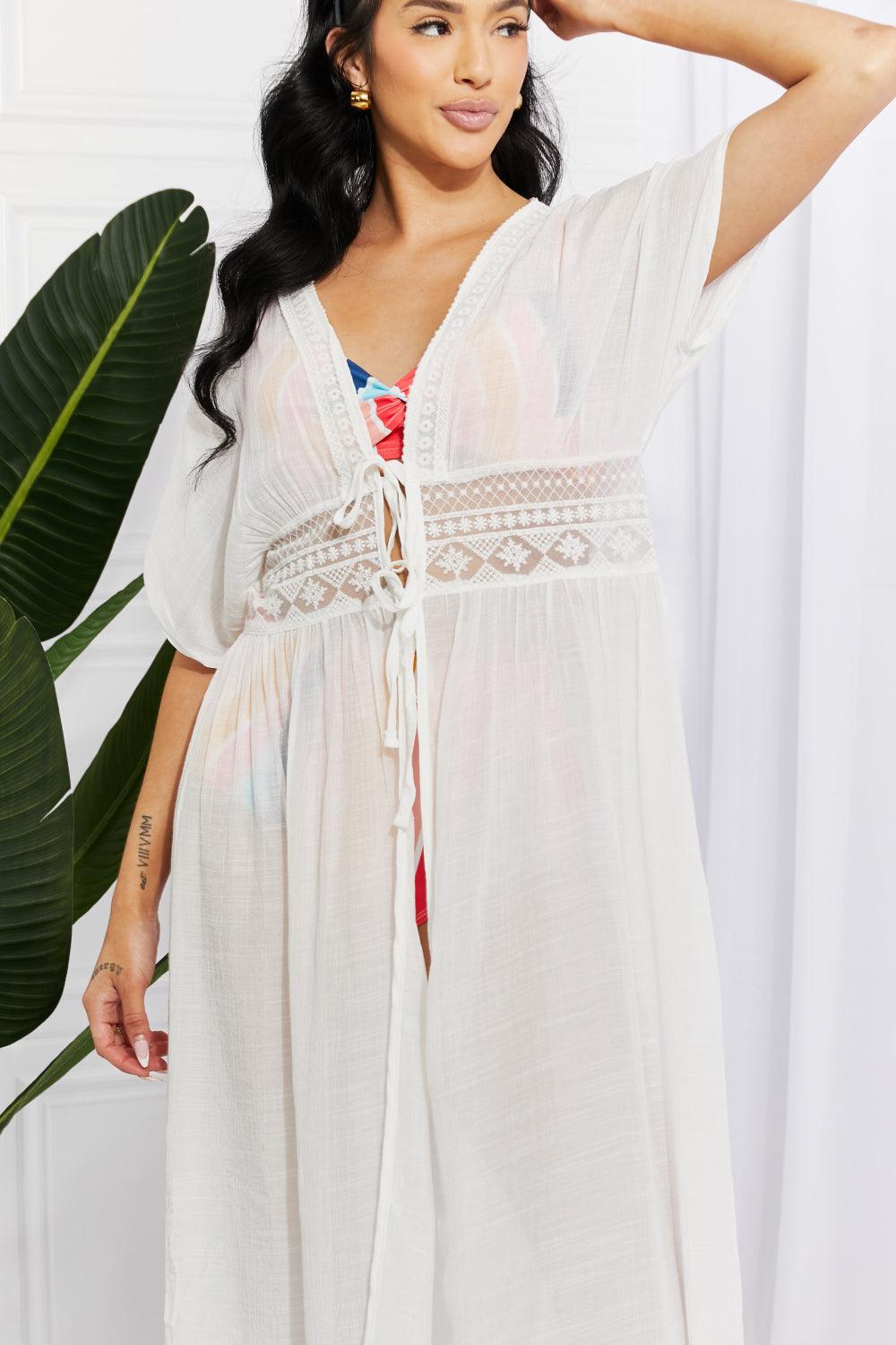 Marina West Swim Sun Goddess Tied Maxi Cover-Up - Glamorous Boutique USA L.L.C.