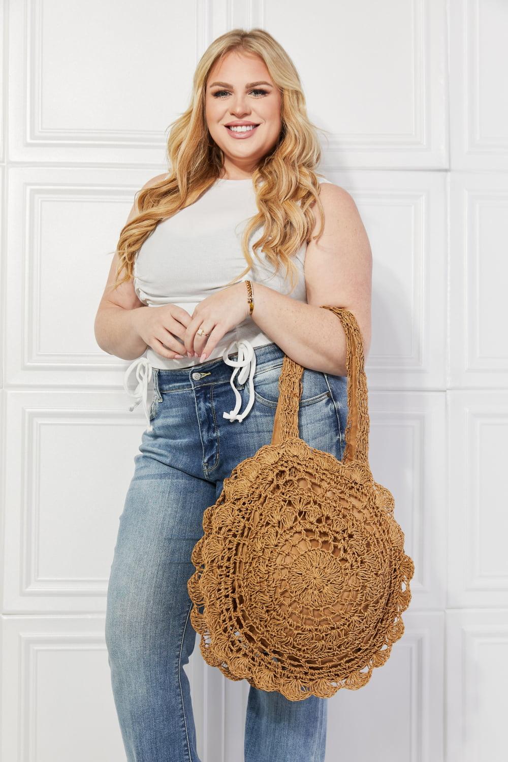 Justin Taylor Brunch Time Straw Rattan Handbag - Glamorous Boutique USA L.L.C.