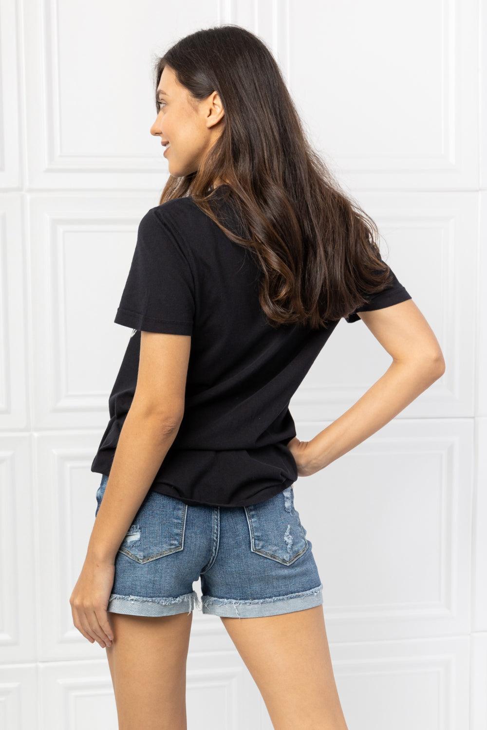 mineB Full Size Free Spirit Graphic Tee - Glamorous Boutique USA L.L.C.