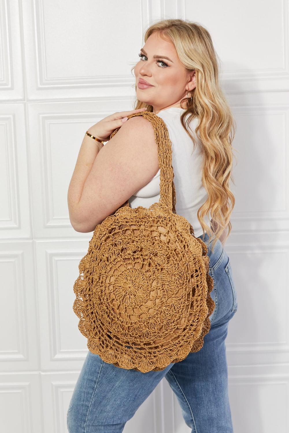 Justin Taylor Brunch Time Straw Rattan Handbag - Glamorous Boutique USA L.L.C.