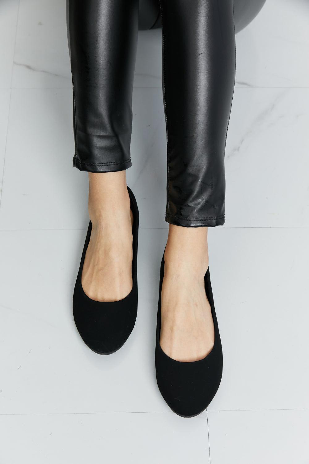 Forever Link Meet You There Flats in Black - Glamorous Boutique USA L.L.C.
