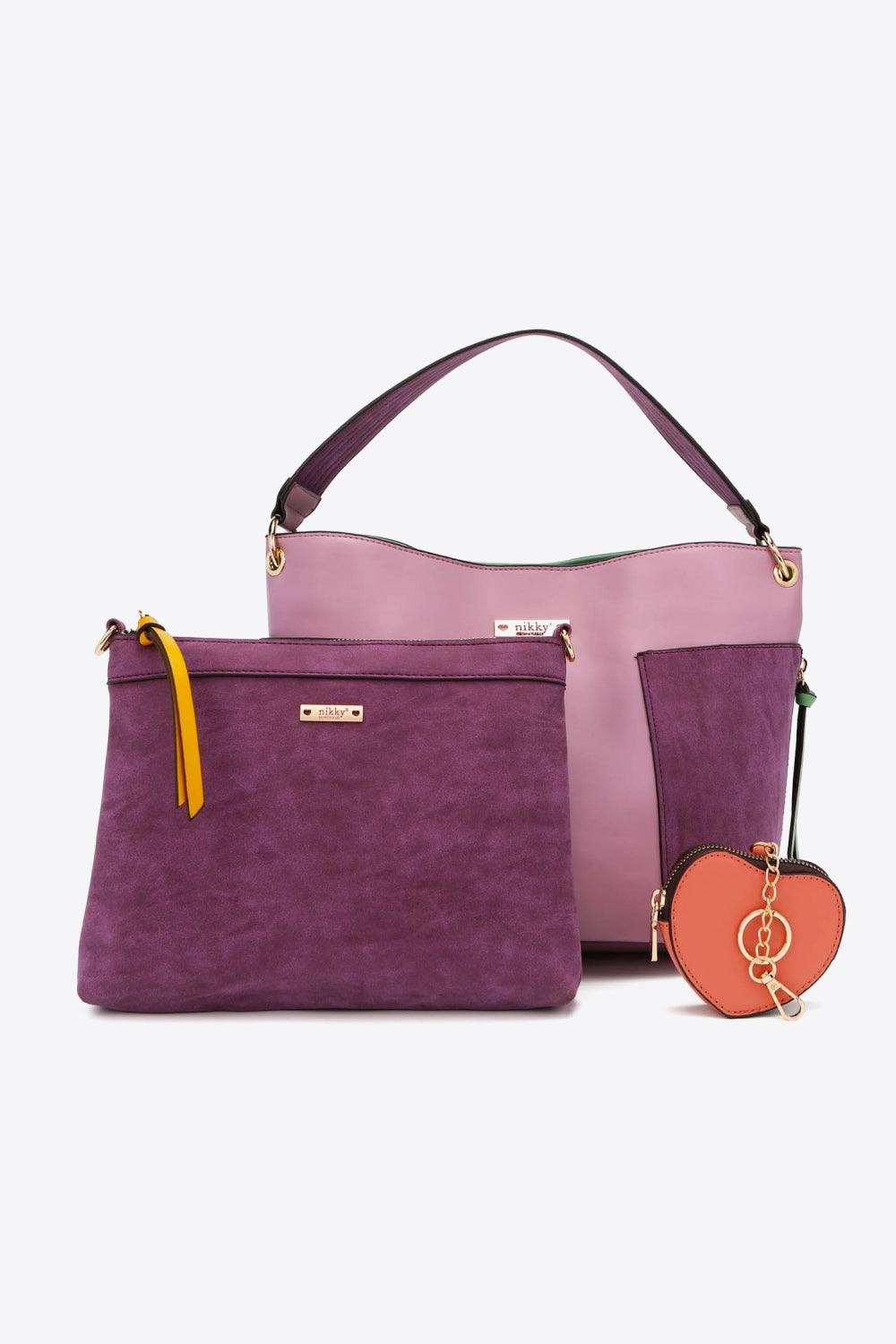 Nicole Lee USA Sweetheart Handbag Set - Glamorous Boutique USA L.L.C.