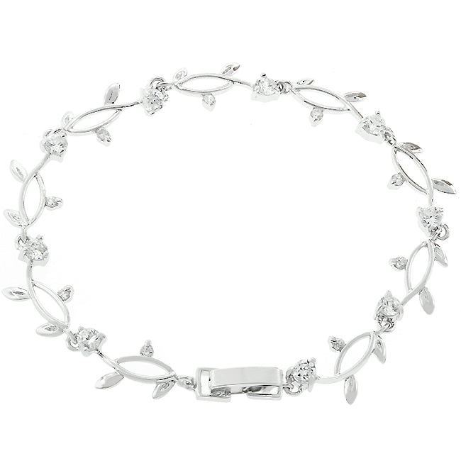 Nathan's Vine Cubic Zirconia Bracelet