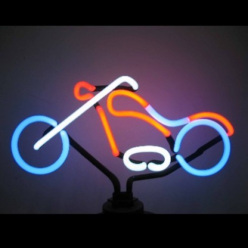 Chopper Neon Sculpture