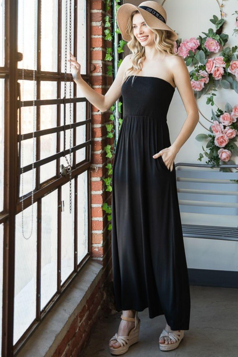 Heimish Full Size Strapless Maxi Dress - Glamorous Boutique USA L.L.C.