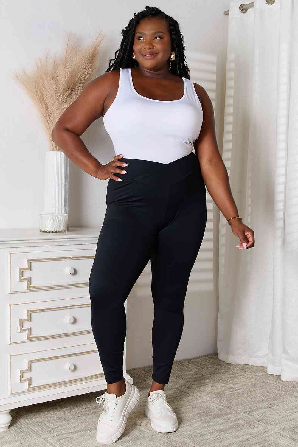 Basic Bae V-Waistband Sports Leggings